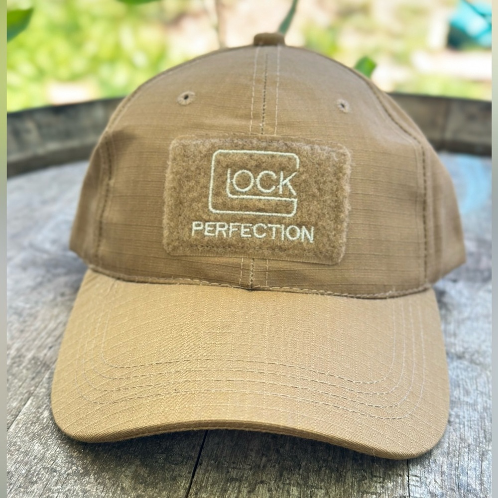 NEW Glock Perfection Adjustable Hat Men and Women Outdoors - Khaki